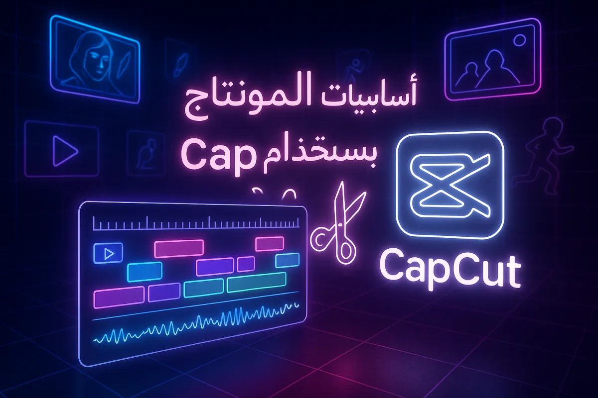 المرحلة الخامسة: أساسيات المونتاج القصصي بأستخدام capcut ✂️